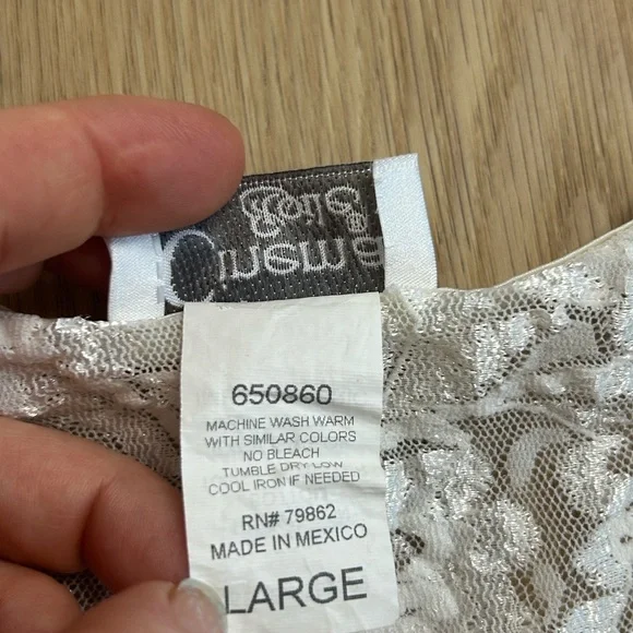 Vintage Cinema Etoile Lace Blouse L - Picture 5 of 10